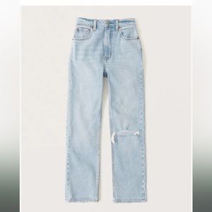 Abercrombie Ultra High Rise Ankle Straight Jean size 27(4R)